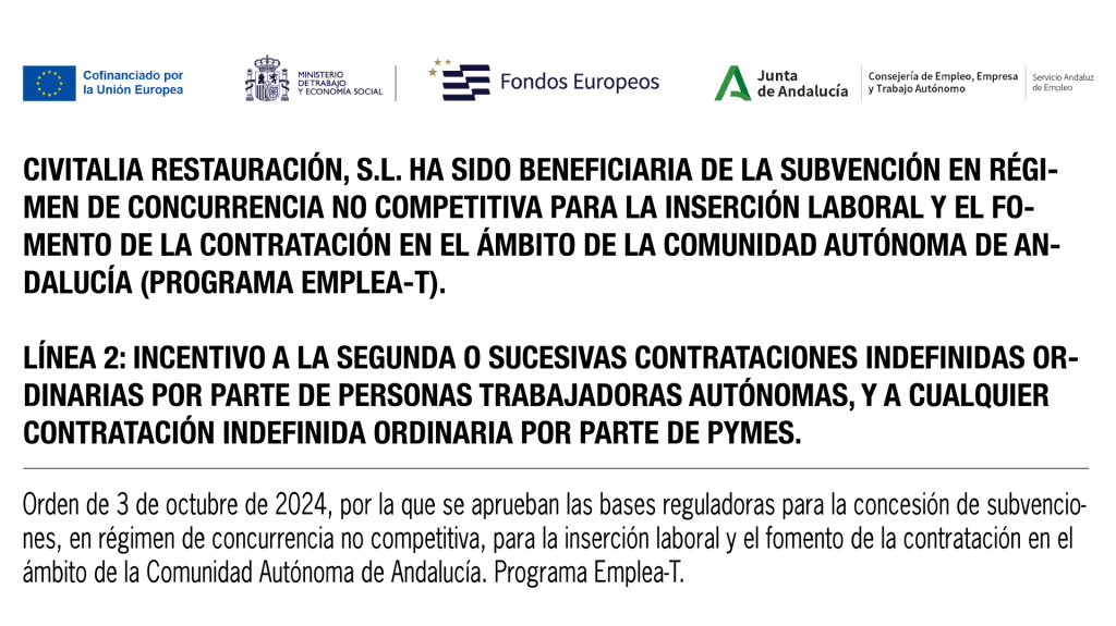subvencion civitalia atracon